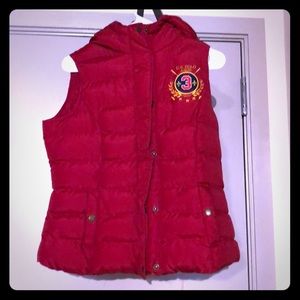 Puffy US POLO assn. red vest